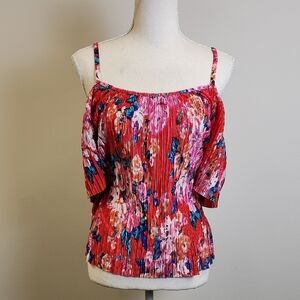 HIP Medium Floral Red Women's Top